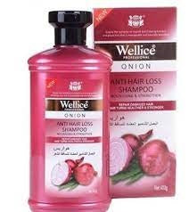 Wellice Professional Onion Shampoo, Imported Anti Hair Loss Shampoo with Onion extracts, 100% original